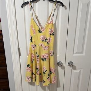 Floral Yellow Dress